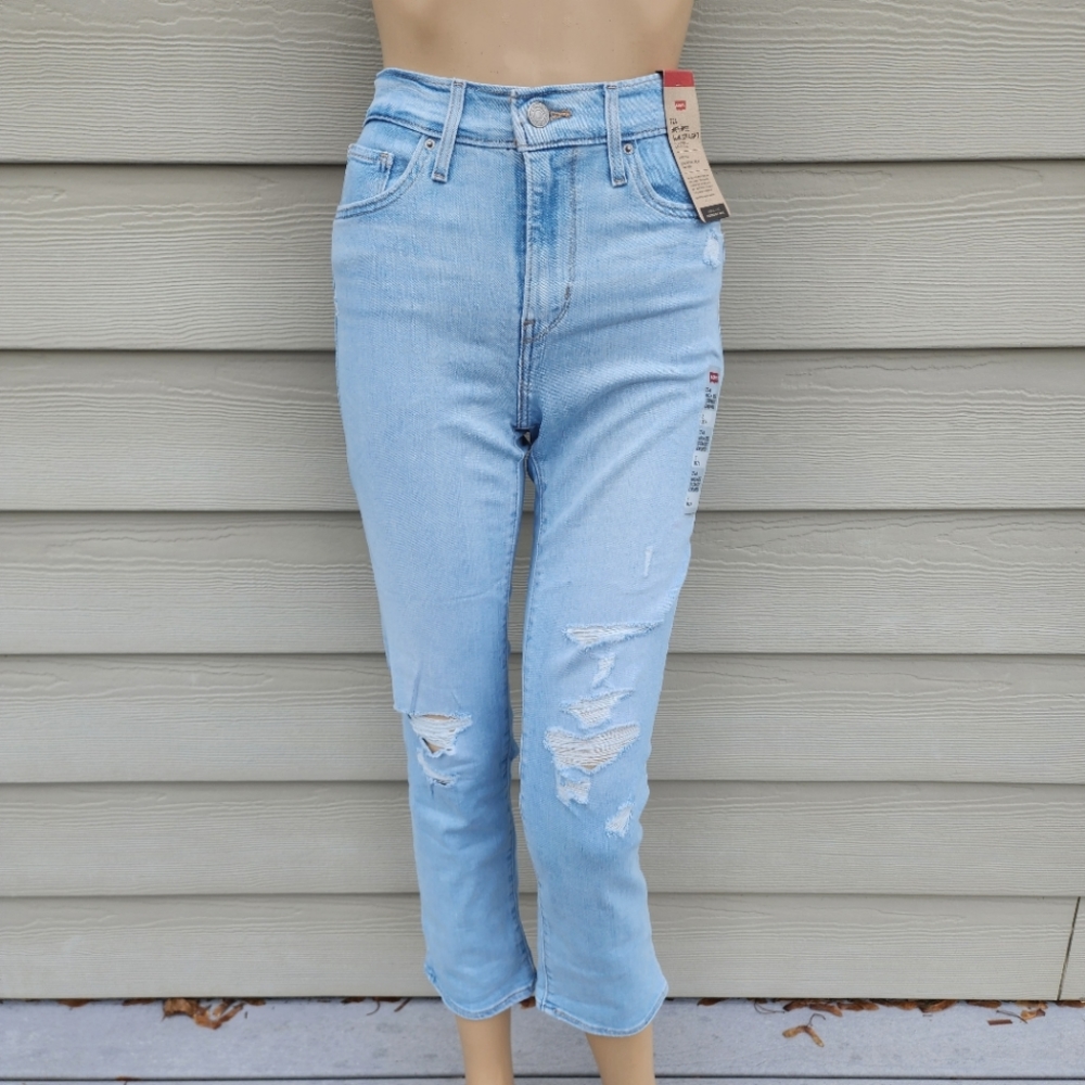 LEVI'S | 724 High Rise Straight Cropped Jeans